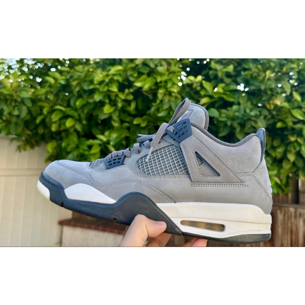 retro 4 size 13 cool grey 308497-007 used great condition
